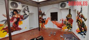 murales patio andaluz jerez allo apartments